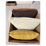 Textured Sofa Accent Pillows Lot