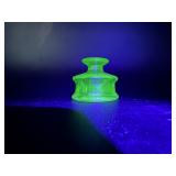 Dansk Designs France Olive Green Glass Inkwell
