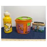 Peanuts Snoopy Halloween Pail and Metal Lunchbox