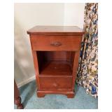 Sherwood Wooden Art Deco Style Nightstand