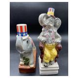 Vintage Italian Ceramic Republican Elephant Decant