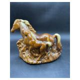 Vintage 1950s Phil-Mar Ceramic Horse TV Lamp