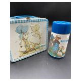 Vintage 1973 Holly Hobbie Metal Lunchbox & Thermos