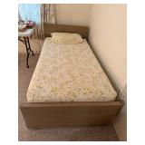 Twin Panel Bed Frame Mattress Box Spring Linens