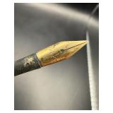 Antique 14K Gold Nib Mother of Pearl Dip Pen Case