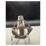 Creed Sterling Silver Loaves and Fishes Pin 5.51g