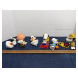 McDonalds Peanuts Snoopy Whistle Spinning Toy Lot