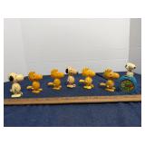 Aviva Peanuts Snoopy Woodstock Wind Up Toy Lot