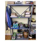 Industrial Blue Steel 4-Tier Heavy Duty Shelving U