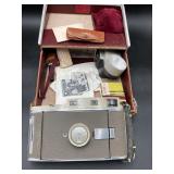 Vintage 1950s Polaroid 800 Land Camera Kit With Ca