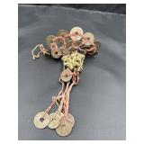 Antique Chinese Coin Sword Exorcism Feng Shui Tali
