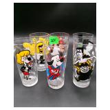 Pepsi Underdog & Jay Ward Glasses Lot