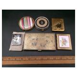 Vintage Enamel & Persian Style Compact Lot
