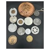 Vintage Advertising Tokens Lunar Landing Medal Lot