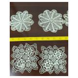 Vintage Crochet Lace Doily Lot
