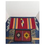 Two Southwest Style Woven Table Placemats