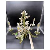 Vintage Italian Tole 5-Light Floral Chandelier