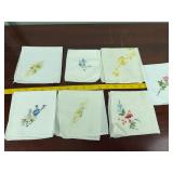 Vintage White Linen Handkerchief Lot