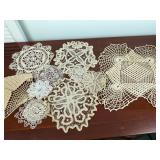 Vintage Assorted Crochet Doilies & Textiles Lot
