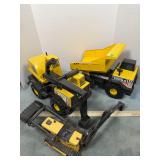 Vintage Tonka Yellow Pressed Steel Construction To