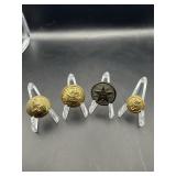 Antique 1848 Garibaldi & Civil War Scovill Buttons