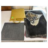 Assorted floor mats and cushion