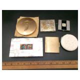 Vintage Hawaii Souvenir & Jeweled Compact Lot