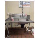 Advance Tabco 48' Wall-Mounted Sink w/ Faucet