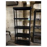 42' Plastic Shelving Unit