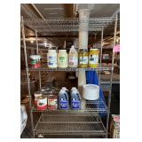 48' Chrome Wire Shelving Unit