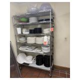 48' Chrome Wire Shelving Unit
