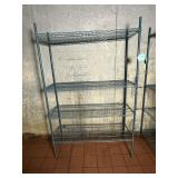 48' Epoxy Coated Wire Shelving Unit