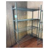 48' Epoxy Coated Wire Shelving Unit