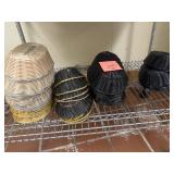 25 Assorted Woven Serving Baskets