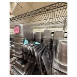 56 1/3-Size Stainless Hotel Pans w/ 13 Lids