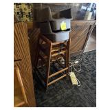 2 Wood High Chairs & 2 Child Booster Seats