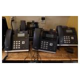 4 Yealink T42S Commercial Office / VoIP Phones