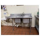 Advance Tabco 2-Bay Stainless Steel Sink