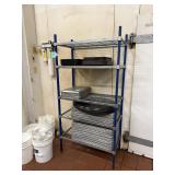 AMCO Galvanized Shelving Unit, 48' Wide