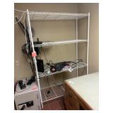 48' Chrome Wire Shelving Unit