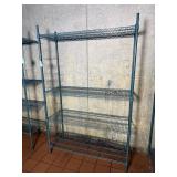 48' Epoxy Coated Wire Shelving Unit