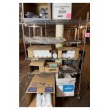 48' Chrome Wire Shelving Unit