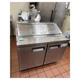 Avantco APT-48-HC 2-Door Sandwich/Salad Prep Table