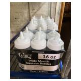 18 New Choice 16 oz Wide Mouth Squeeze Bottles