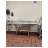 Advance Tabco 2-Bay Stainless Steel Sink