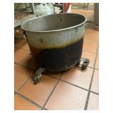 18' Aluminum Stock Pot w/ Rolling Dolly