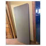 6' Folding Banquet Table w/ Metal Folding Legs