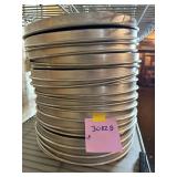 Lot of 20 Round Aluminum Pizza Pans