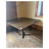 4 Wood Square Dining Tables ï¿½ 34' x 34'