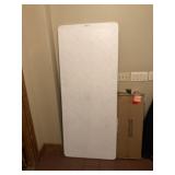 6' Folding Banquet Table w/ Metal Folding Legs
